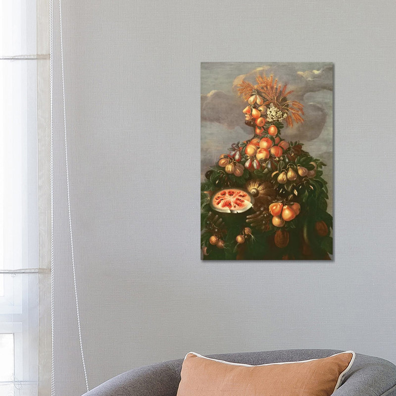 Summer by Giuseppe Arcimboldo - Wrapped Canvas Print, 66.04 cm H x 45.72 cm W