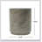 16'' MGO SIDE TABLE FISH PATTERN