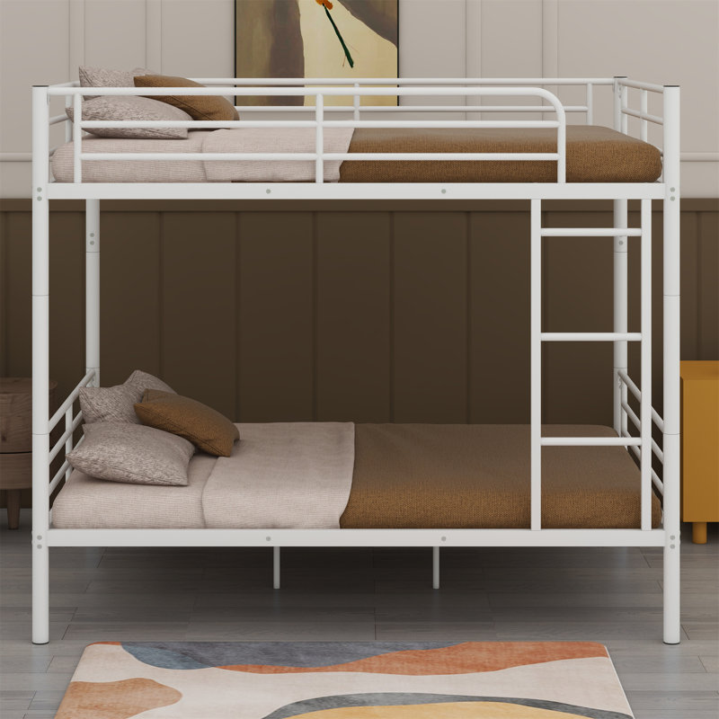 Metal Bunk Bed, White