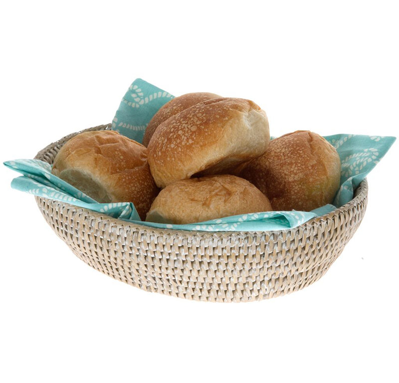 Panier à pain Madson, Blanc délavé