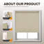 Thermal Blackout Roller Blind - Trimmable Cut to Size - Heavy Duty Metal Tube-1268558599-1268557048
