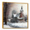 Église en campagne pendant l'hiver V - art mural sur toile spirituel