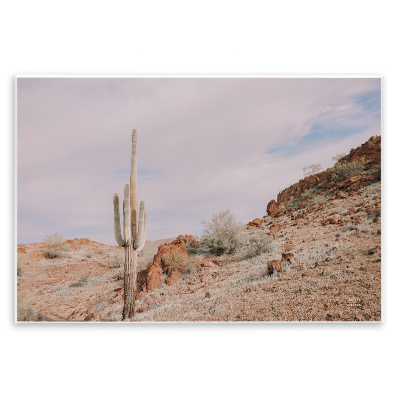 Art mural, "The Climb Desertscape" par Wild Apple, H 13 po x l 19 po
