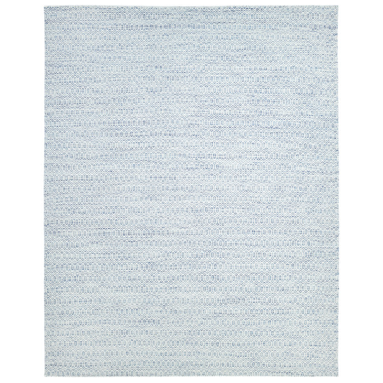 Chatham Geometric Area Rug in Ivory/Blue