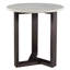 Hollins Marble Cross Legs End Table-1915124123