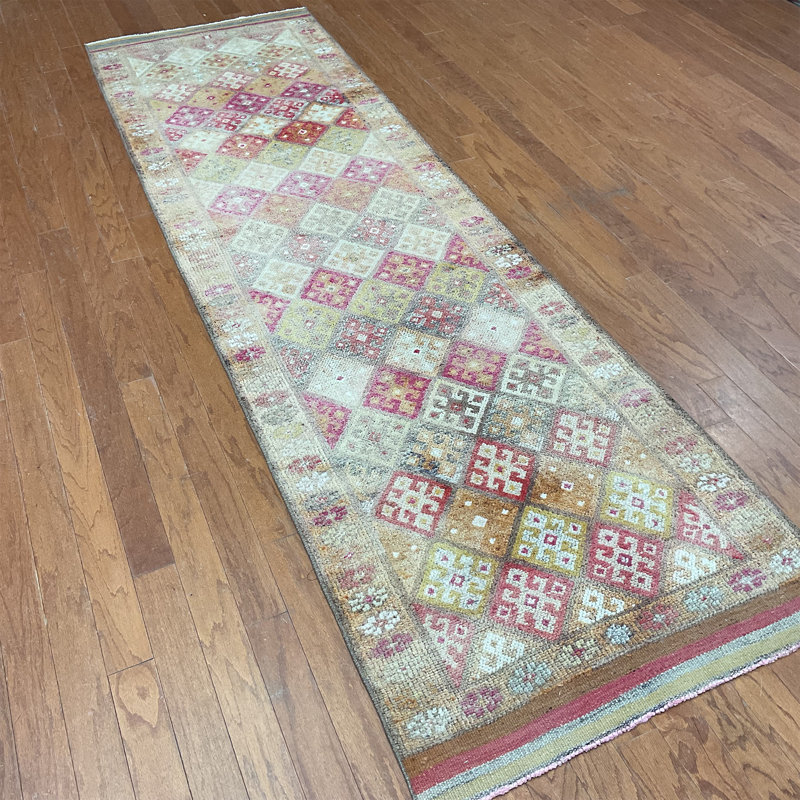 Bungalow Rose Handmade Turkish Oushak Wool Runner
