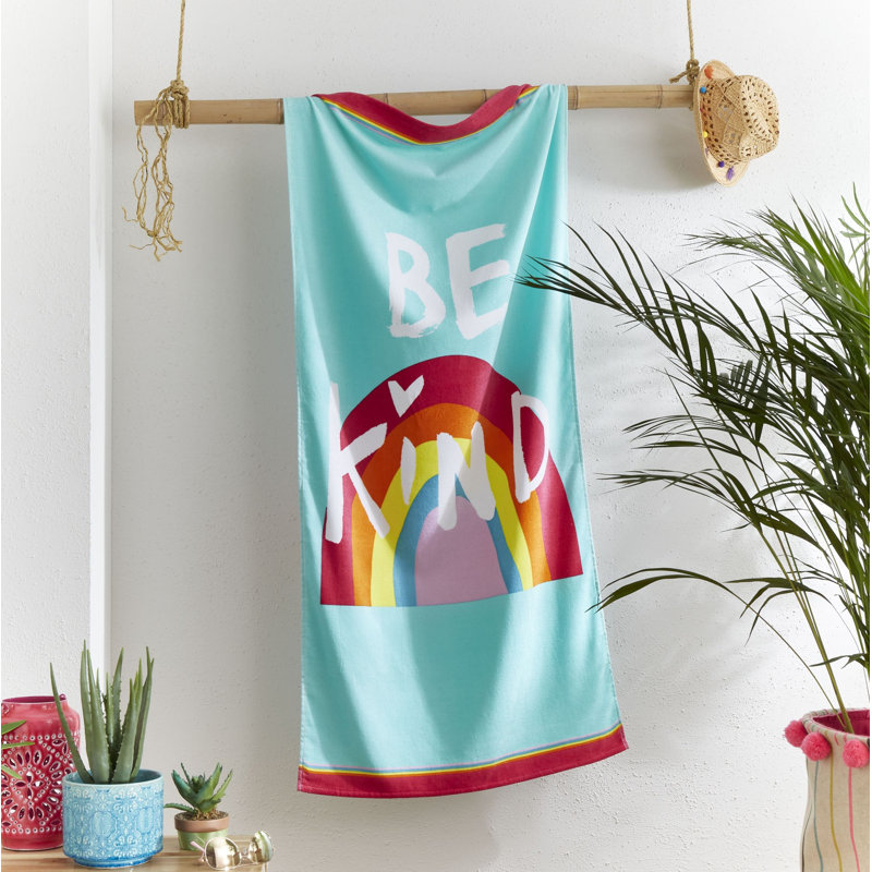 Be a Rainbow Beach Towel Single