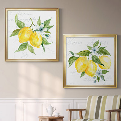 Lemon Squeeze I - ensemble de 2 reproductions d'art