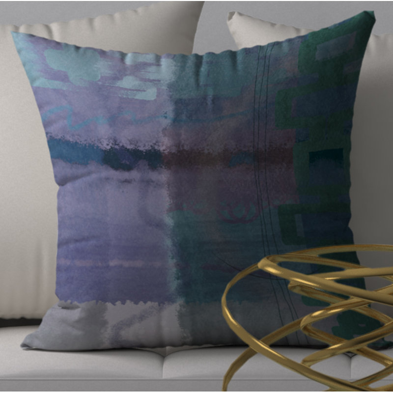 Housse de coussin carrée/insert, 18" x 18"
