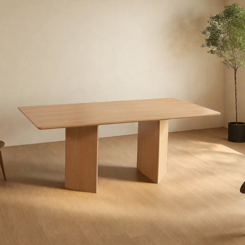 Ash creative dining table, 29.53"H x 86.61"L x 39.37"W