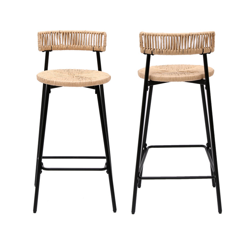 Tabourets de bar modernes, Brun