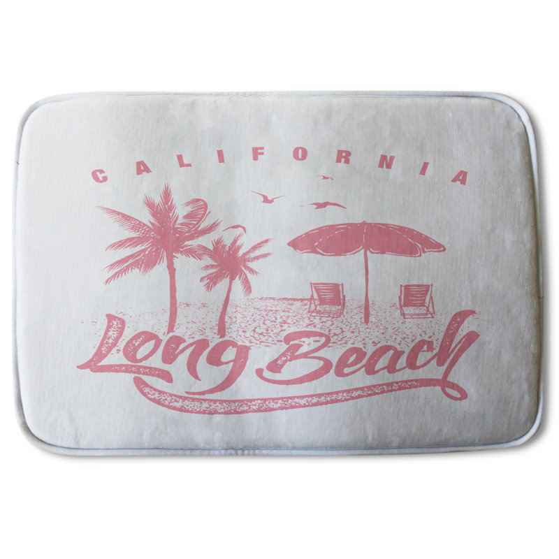 Seidenberg Non-Slip Bath Rug, Sunset Long Beach