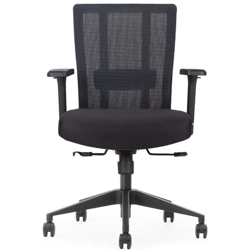 Chaise de travail ergonomique Scarlette, Noir