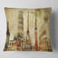 Carte postale rétro - coussin imprimé paysage urbain-30029356-30029359