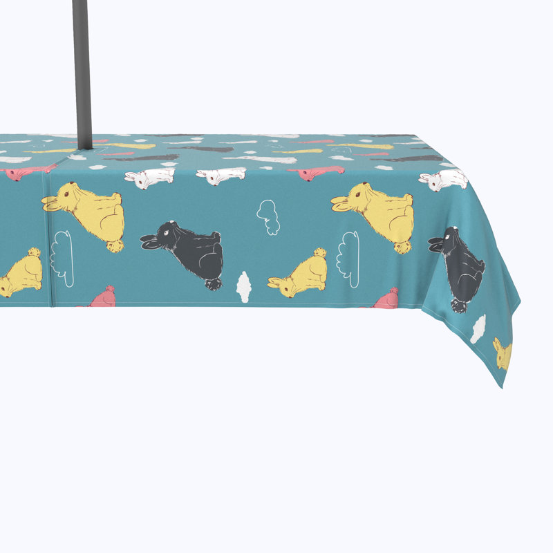 Henri Geometric Easter Tablecloth, 84" x 60"