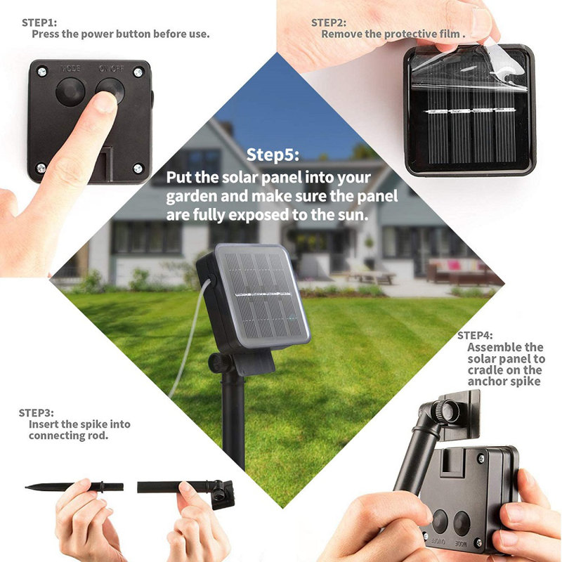 Morningstar 21.3' Indoor LED Solar Powered 30 - Bulb Mini String Light