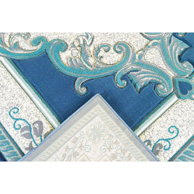 Ramsel Performance Oriental Indoor Rug, Runner 2'6" x 7'9"