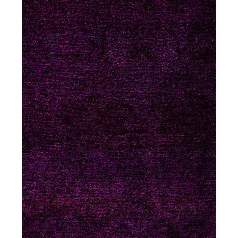 Overdyed One-of-a-Kind 6' 1" X 9' 5" Hand Knotted Area Rug