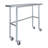 Stainless Steel Open Base Work Table with Wheels-1686596925