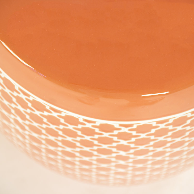 Gable Garden Stool, Orange