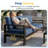 2-person All Aluminum Outdoor Conversation Set With Cushions-2012602754-2012602782-2012602755