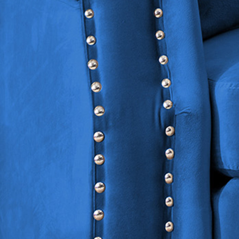  Fauteuil Chesterfield 40,9 po, Bleu