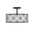 Baileyann 4-Light Ceiling Light In Matte Black-70337263