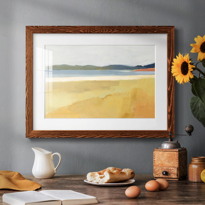 Ocre bord de mer II, Érable, H 14 po x l 20 po x P 1,5 po