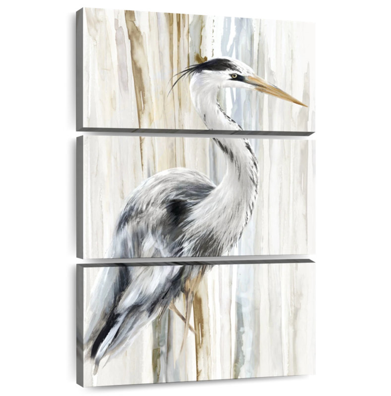 Brampt River Heron I, 38" H x 24" W