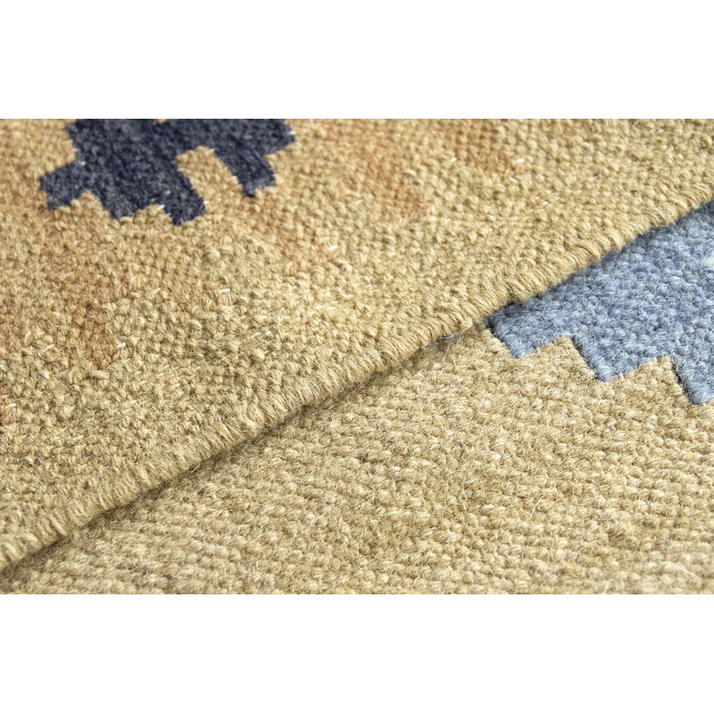Plemons Geometric Hand Woven 110cm X 170cm Area Rug
