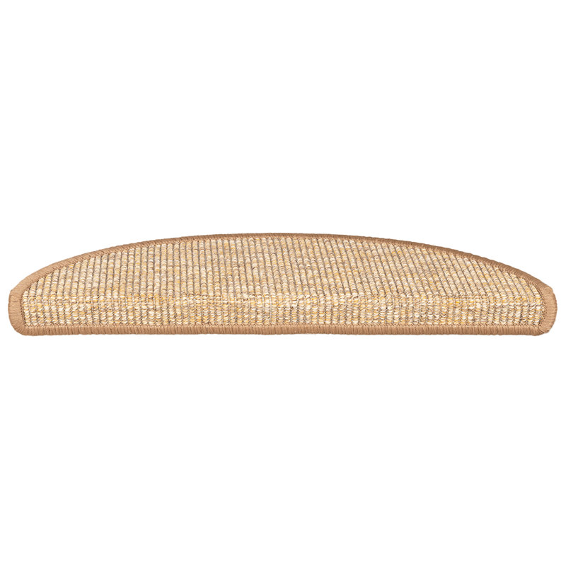 Mccormack Non-Slip Stair Tread, Semi-Circle 17cm x 56cm, Dark Beige