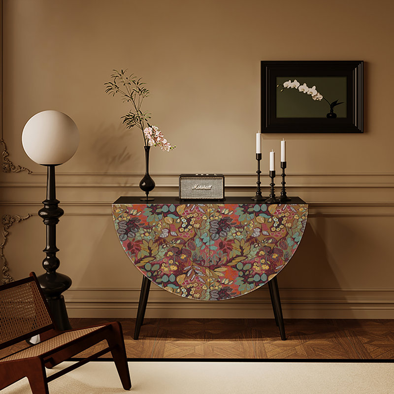 Armoire de rangement en demi-cercle
