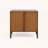 Walnut Storage Cabinet with 2 Doors