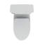 Toilette allongée une pièce à jupe de hauteur 1,28 GPF avec CefiONtect TOTO® Soirée®, coton blanc-1118381159