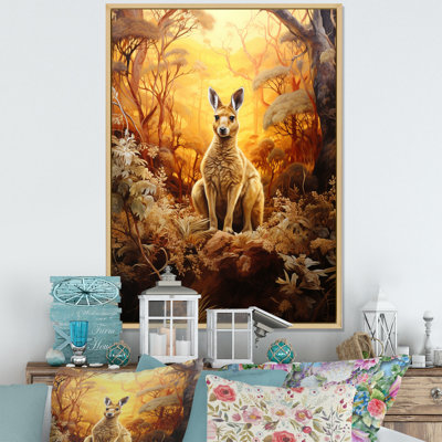 " Kangaroo Portrait Ponder Bushland "