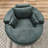 55''L Chenille Sponge Single Sofa,No Assembly Required,Fluffy Modern Sleeper Chair For Living Room, Bedroom, Lounge And Projection Room(Not A Swivel Chair.)-2092602760
