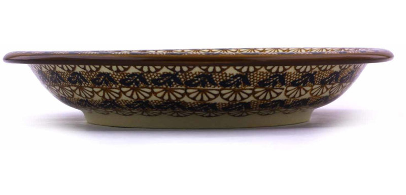 Polish Pottery Handmade Stoneware Pasta Bowl