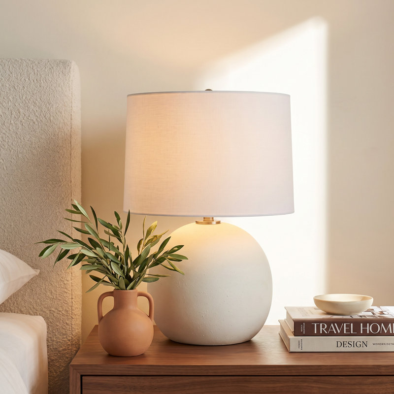 Trilby Shillington Ceramic Table Lamp, Cream