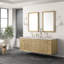Laurent 72" Double Vanity, Light Natural Oak W/FreePower Wireless Charger-312257053-317726711