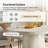 Watterson Modern 49"W Concrete Top Dining Table-1258261535