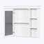Armoire de rangement murale avec porte miroir-118231410