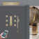 Phone Controlled Brushed Gold Thermostatic Shower System with LED and Jets