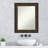 Irja Closed Corner Frame Flat Wall Mirror