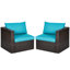Chaise de patio avec coussins Ariyeh-740628320