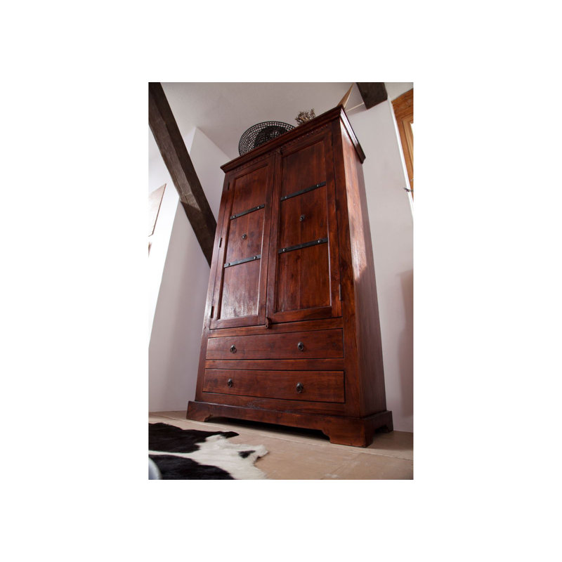 Oxford 2 Door Solid Wood Wardrobe