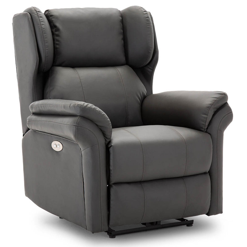 Shropshire 88cm Wide Wing Chair Recliner, Slate