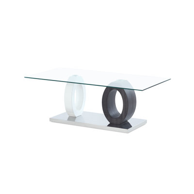 Spurlock Glass Top Single Coffee Table