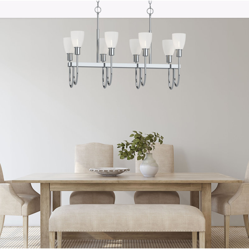 Lustre pour îlot de cuisine 8 lumières Concord