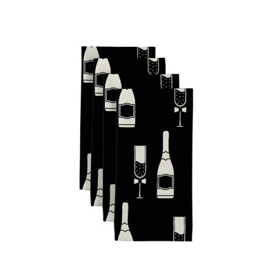 Polyester Abstract Square Napkin