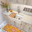 Pranav 33" L x 20" W Apron Kitchen Sink with Cutting Board